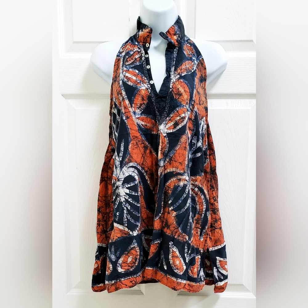 1960's Tribal Halter Shirt